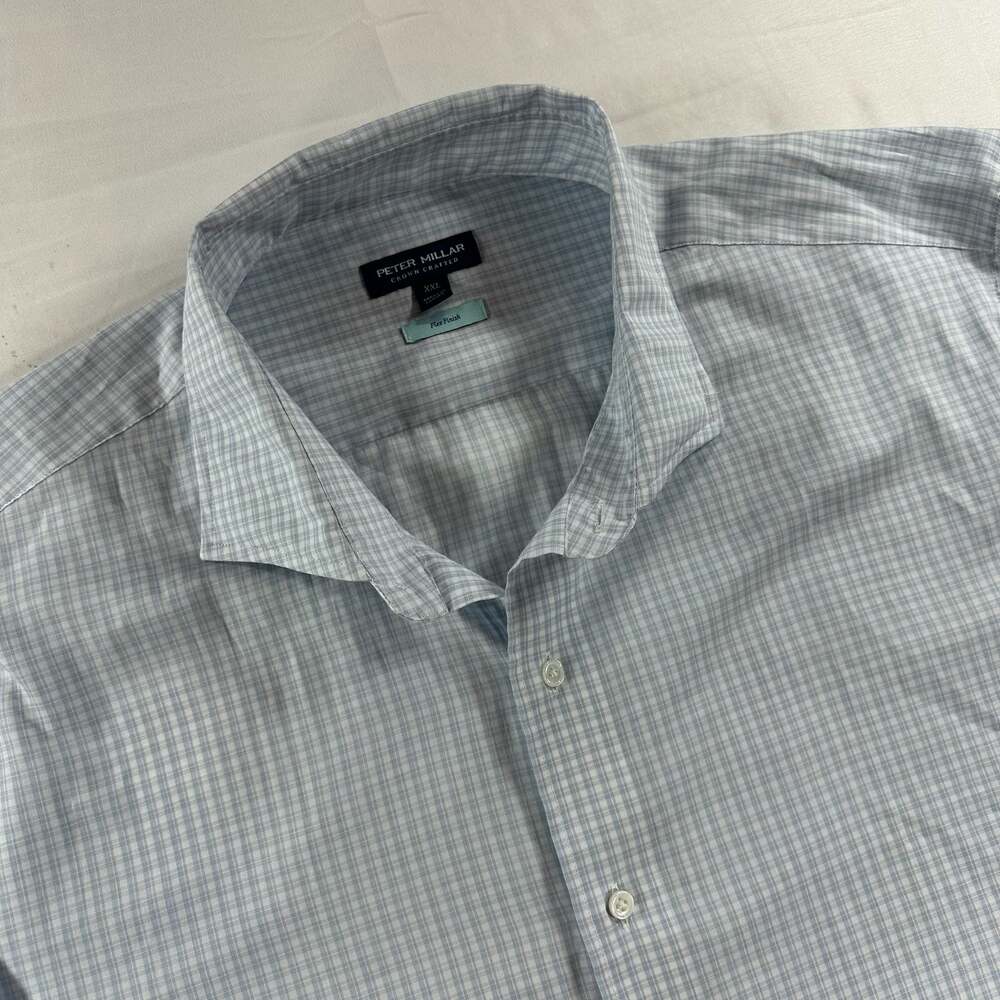 Peter Millar Crown Crafted Flex Finish Torino Cotton Long Sleeve Sport Shirt
